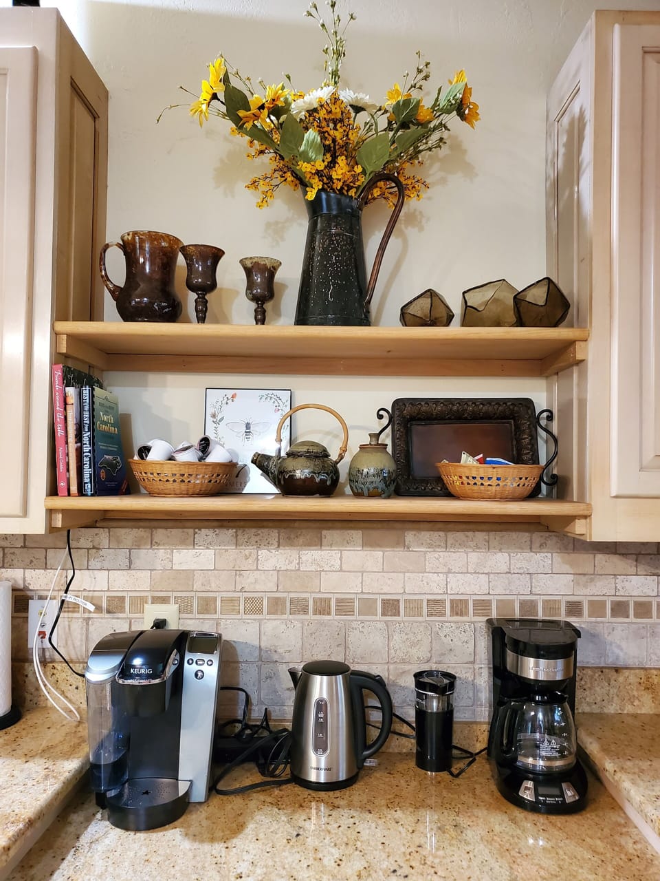 Coffee and tea station