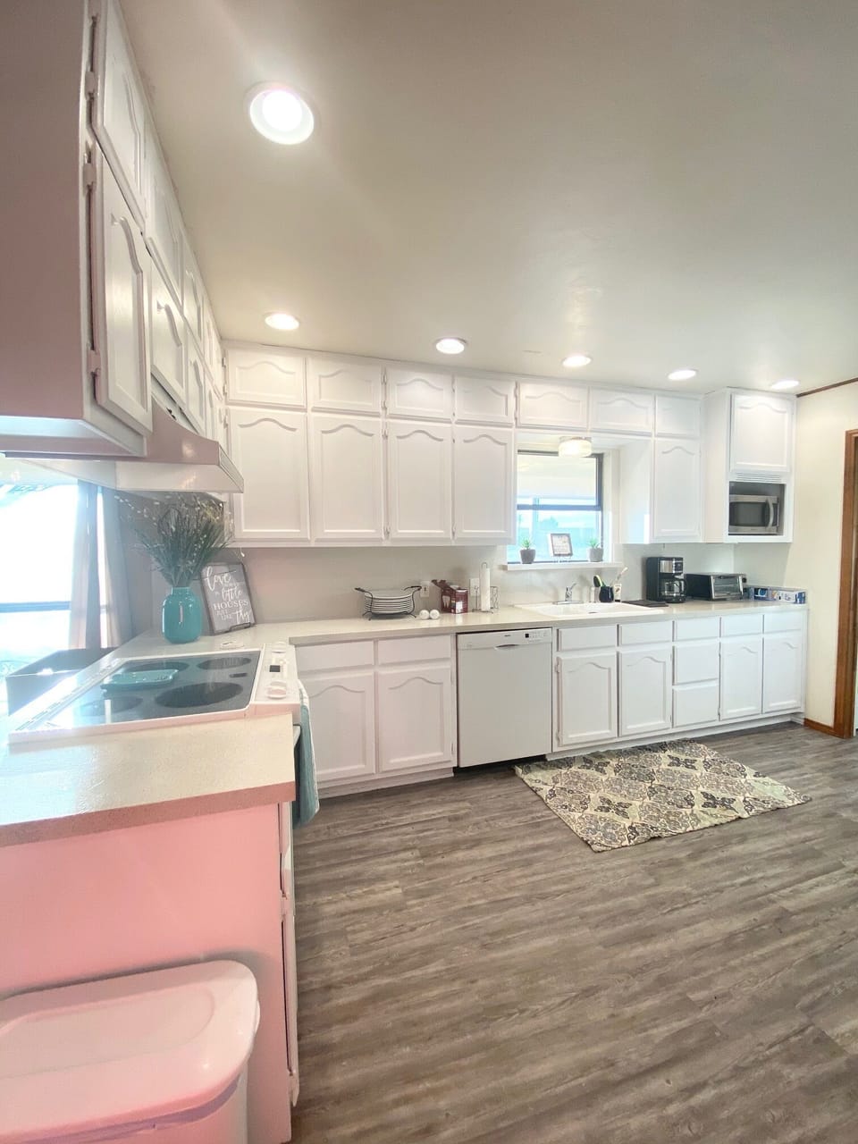 open plan kitchen