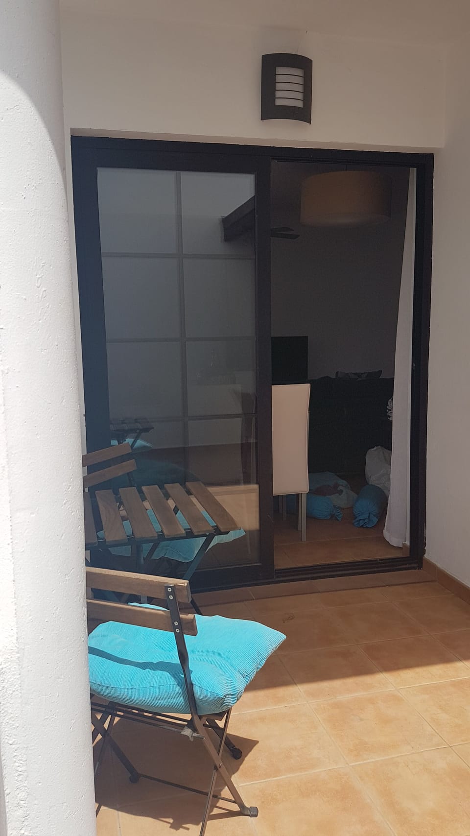 Small terrace off of the lounge