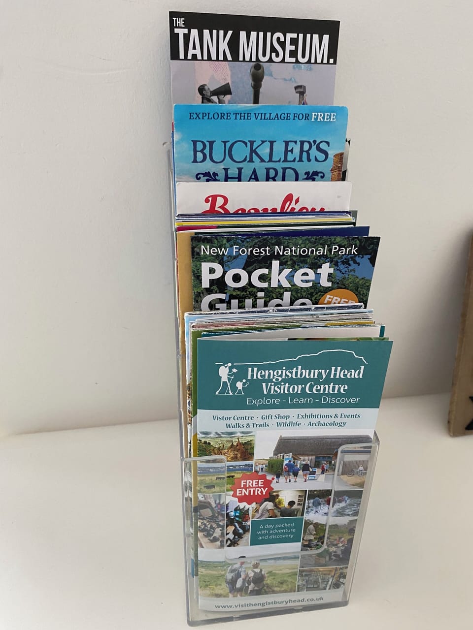 Lots of current local information leaflets