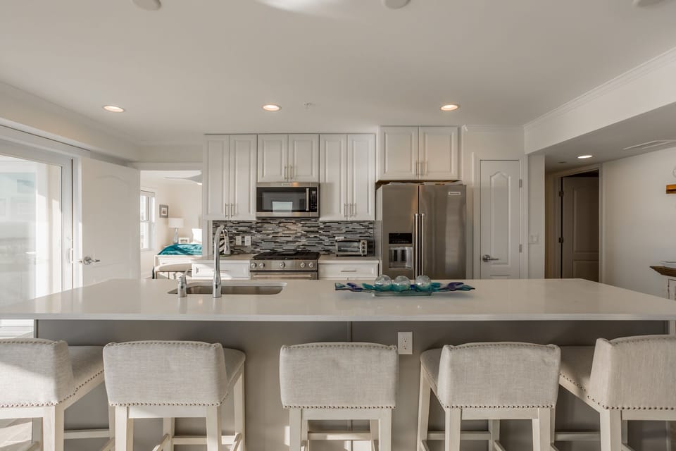Gourmet Kitchen with Island Seating