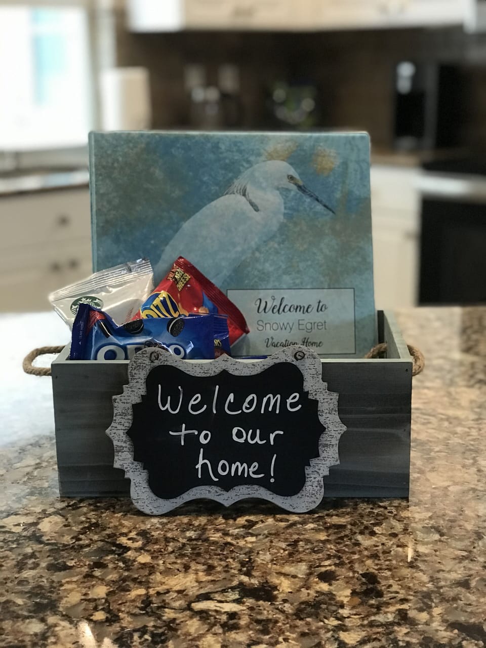 Welcome book with house and area info