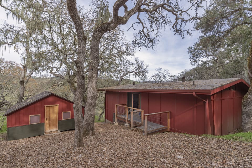Sunrise Cabin and bathhouse