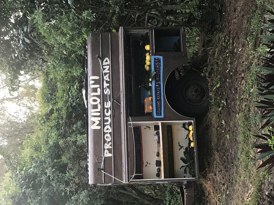 Milolii Produce Stand