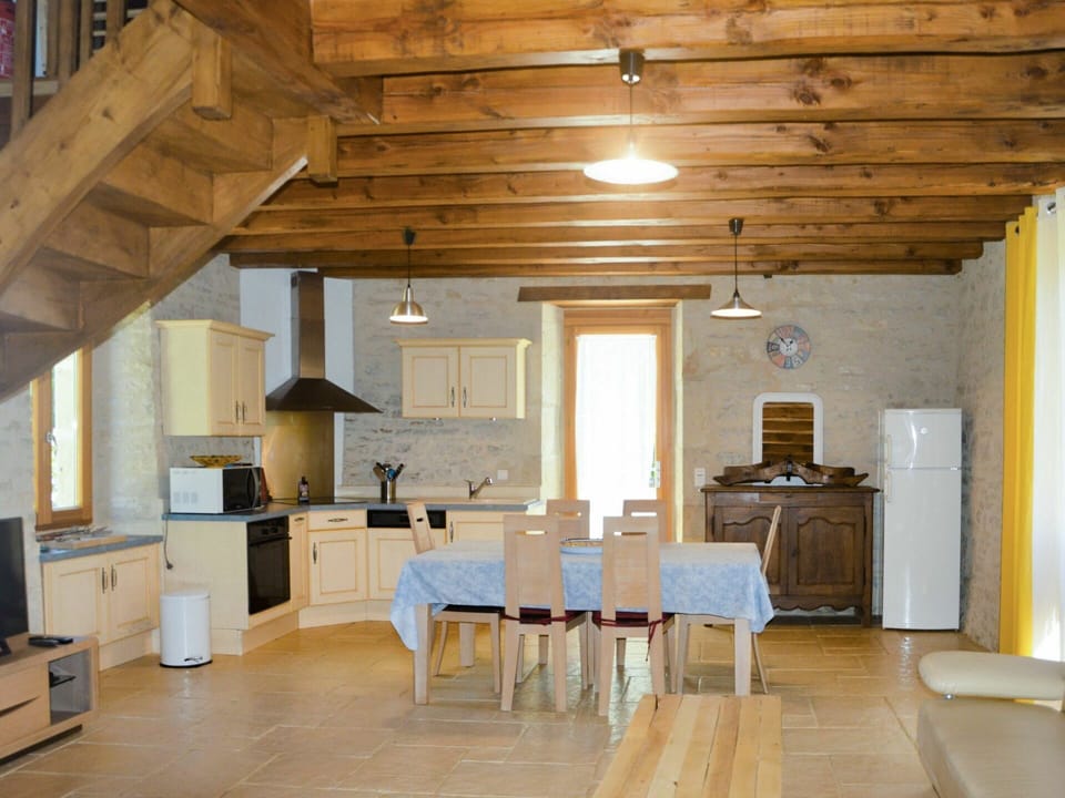 Furniture, Property, Table, Chair, Wood, Cabinetry, Beam, Floor, Flooring, Wood Stain