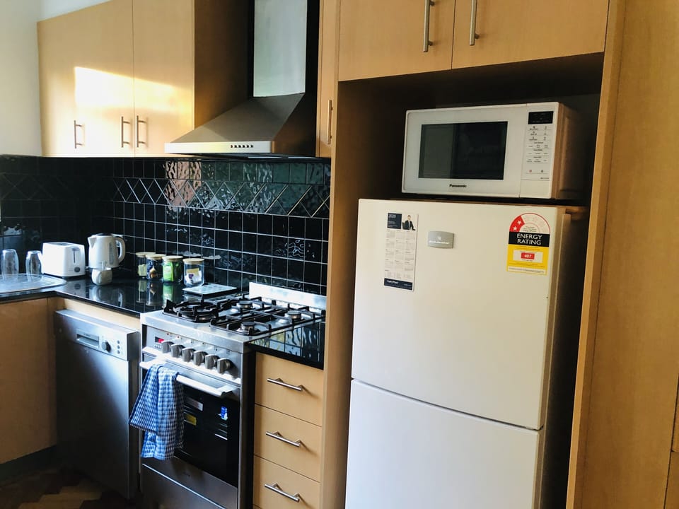 Bosch dishwasher, Euro stove, Nespresso Coffee machine, LG Washing machine