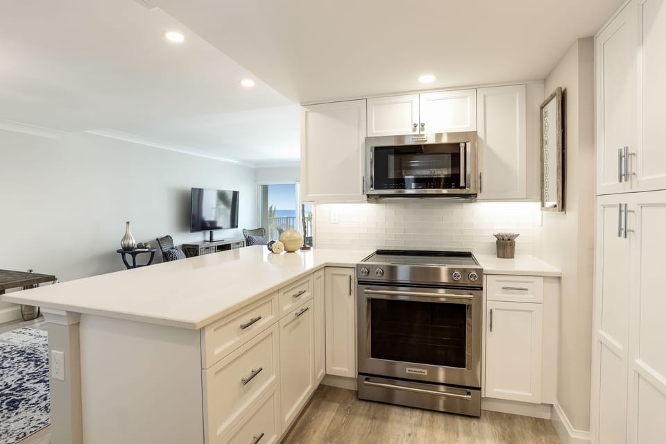 Remodeled kitchen