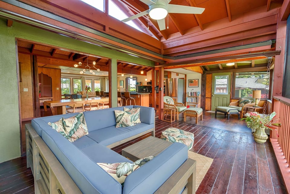View from within Lanai