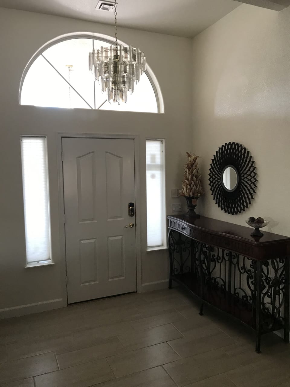 Front entry
