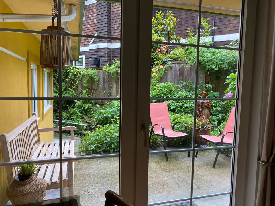View out to Private Patio