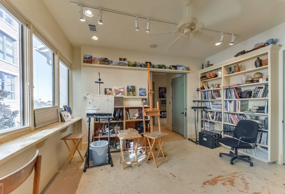 Artist studio or play room