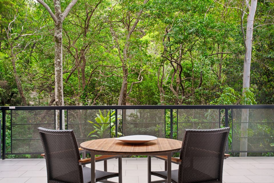 Enjoy the huge deck looking onto the National Park.