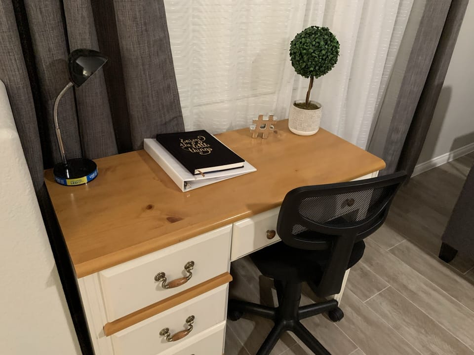 Desk work space