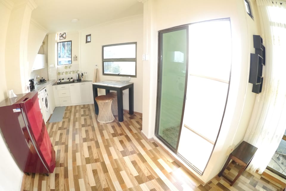 Kitchen and Balcony 