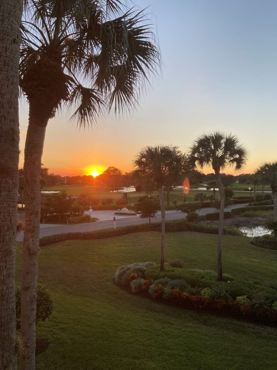 Sunset View from the lanai