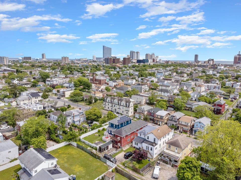 DRONE SHOT: We are a 3-5min drive from the Atlantic City Boardwalk
