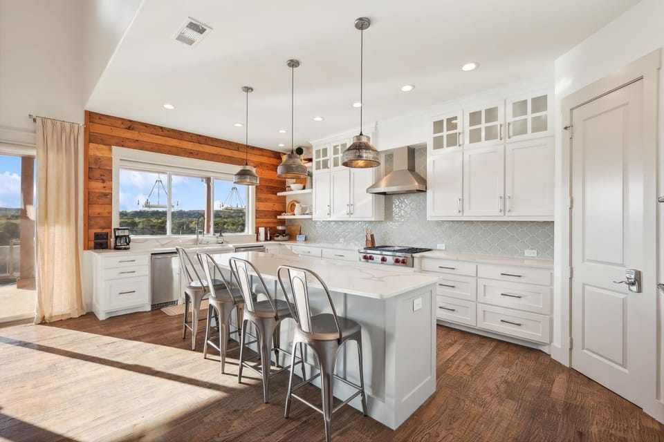 Fully stocked kitchen