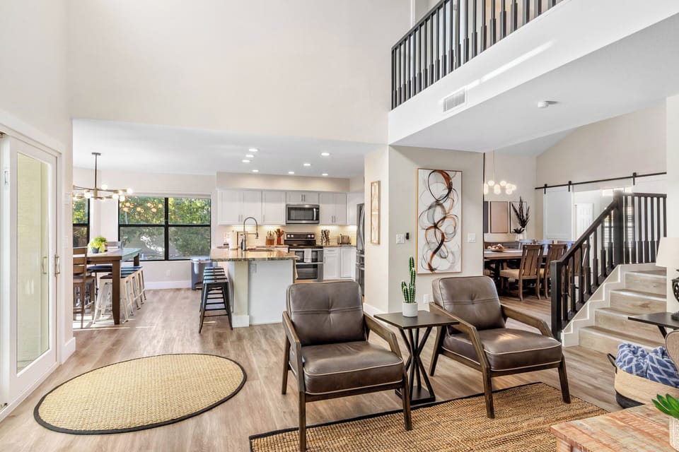 Dine-in Chef's Kitchen w/ Bar Seating & 12-Seating Dining Room