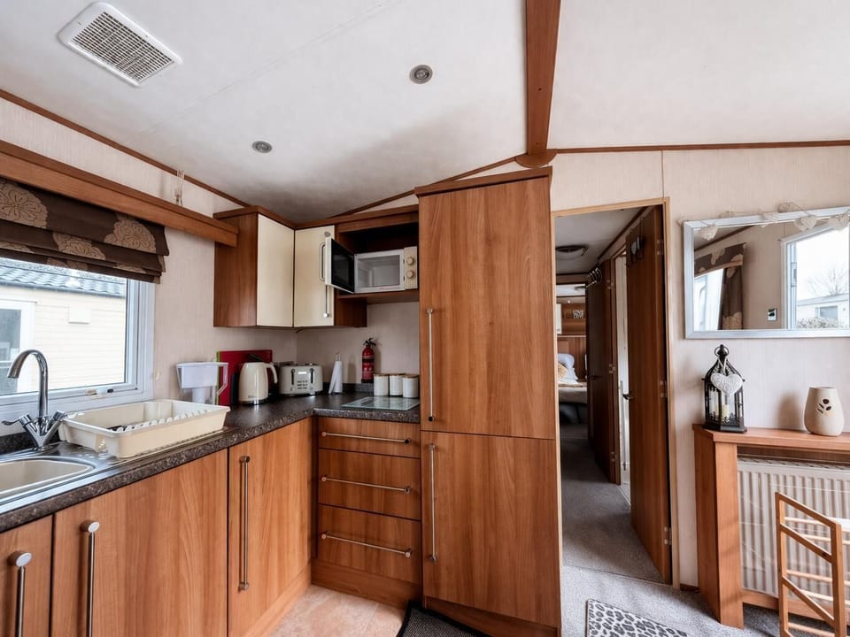 Located in the beautiful East Riding village of Skipsea, the modern kitchen in our caravan provides the perfect culinary base