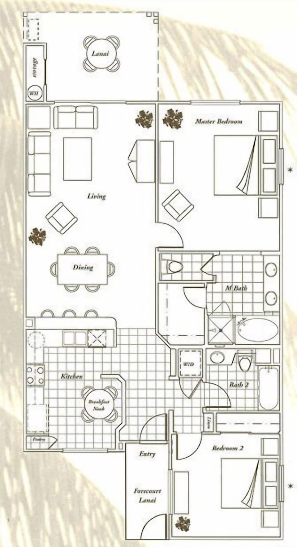 Fairway Villas N2 Floor Plan