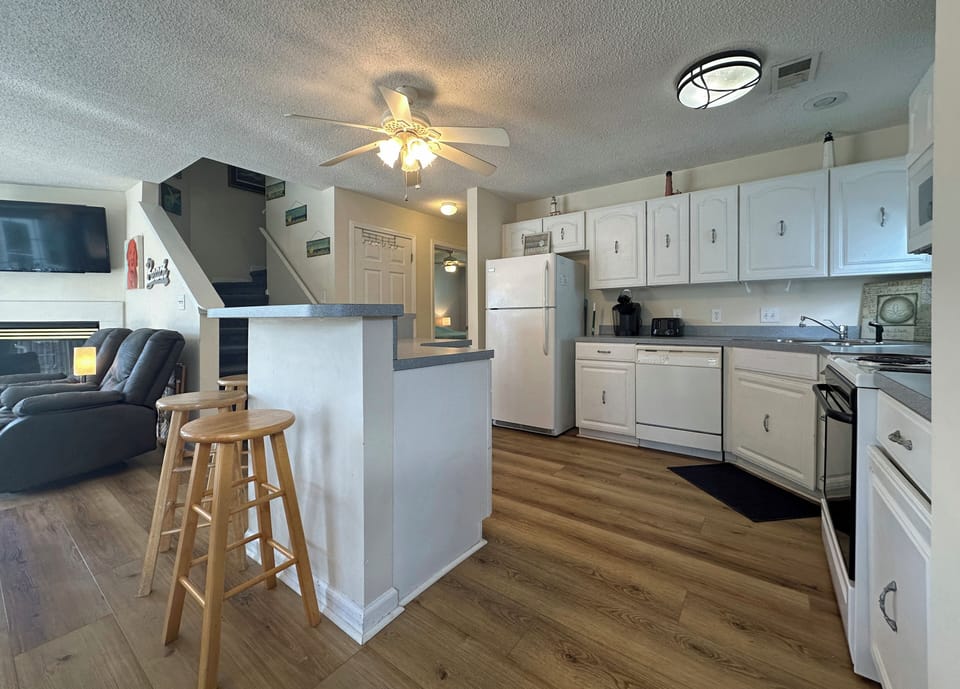 Lots of room to prepare a meal.