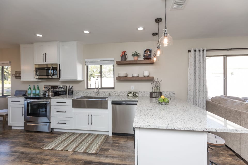 beautiful gourmet kitchen