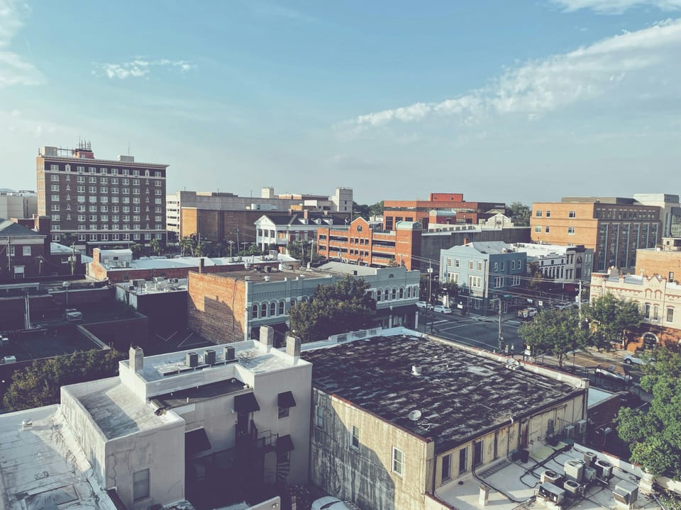 Charming downtown Wilmington skyline vista