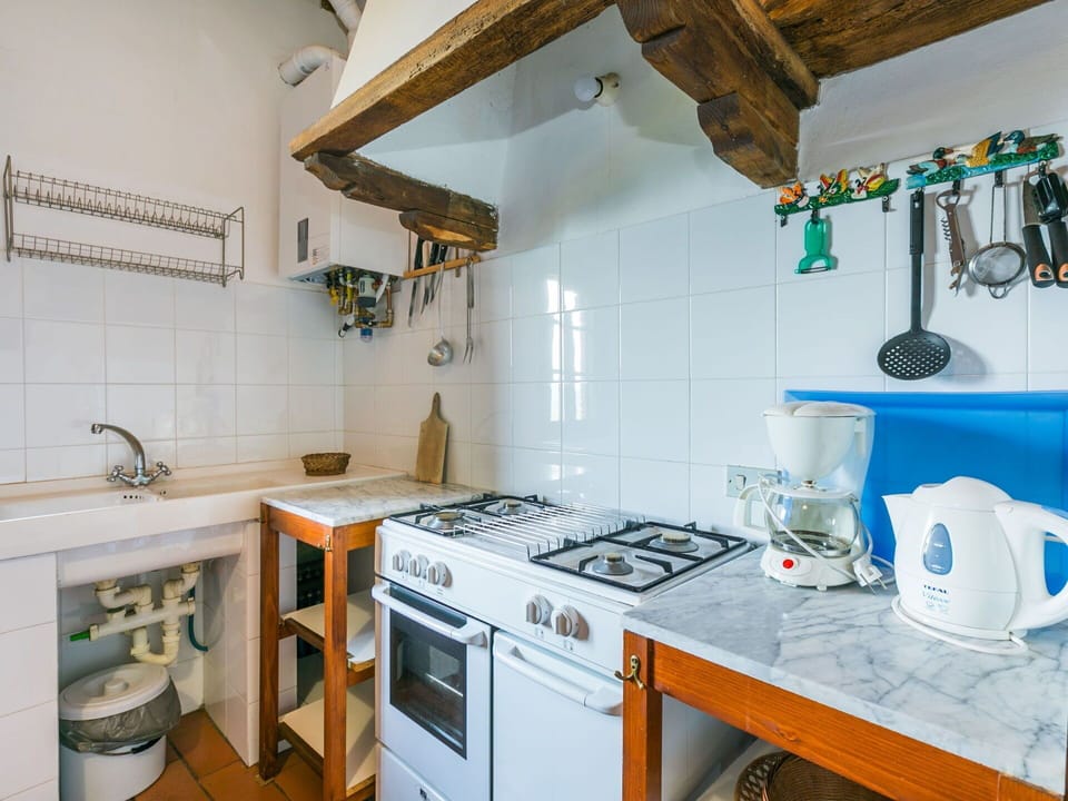 Property, Cabinetry, Sink, Blue, Kitchen Sink, Countertop, Kitchen, Kitchen Stove, Gas Stove, Kitchen Appliance