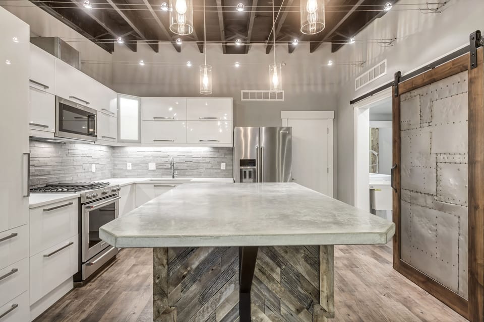Large Chef inspired Kitchen stocked