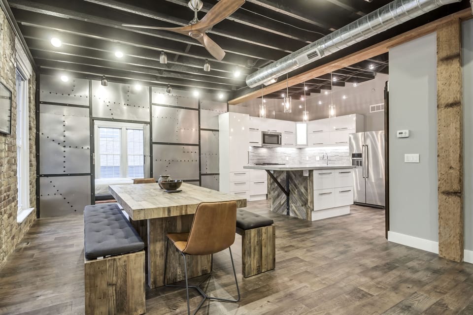 Open dining area