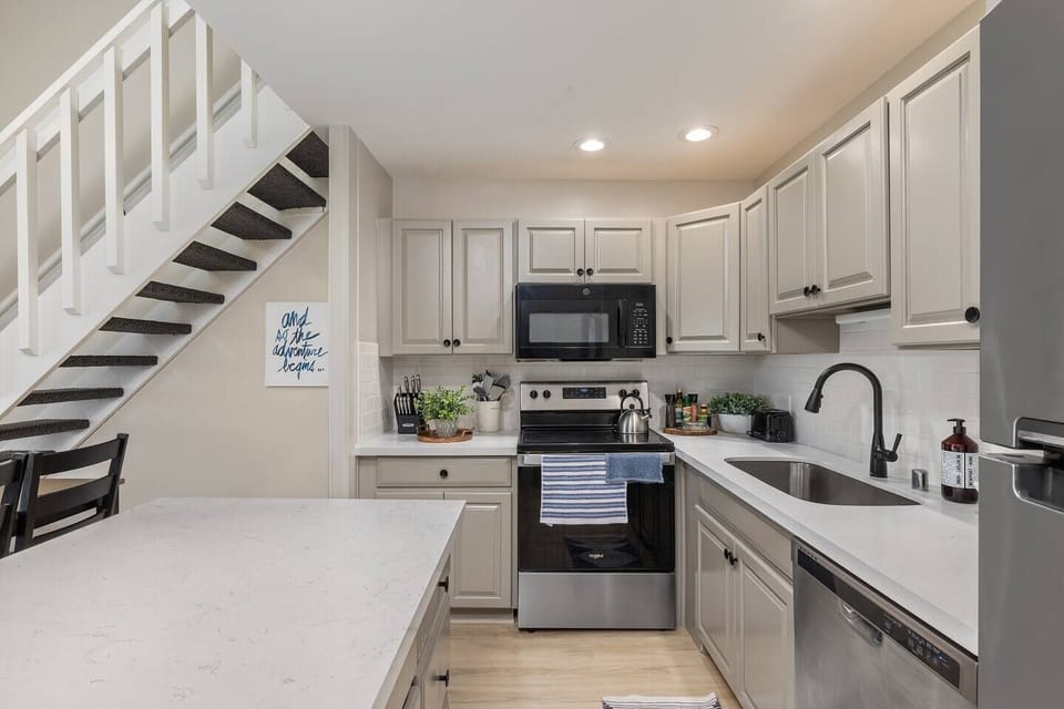 Newly remodeled kitchen