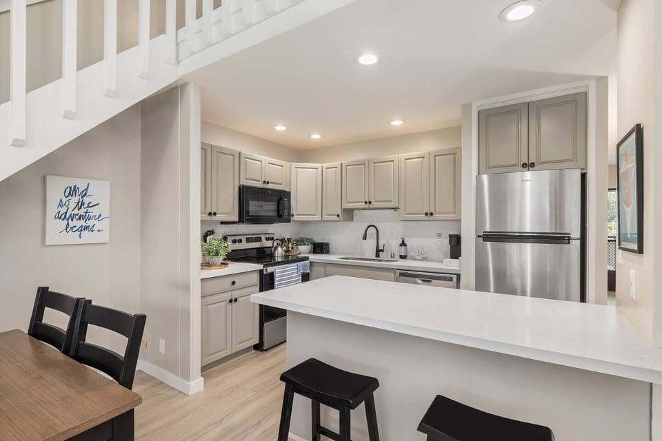 Newly remodeled kitchen
