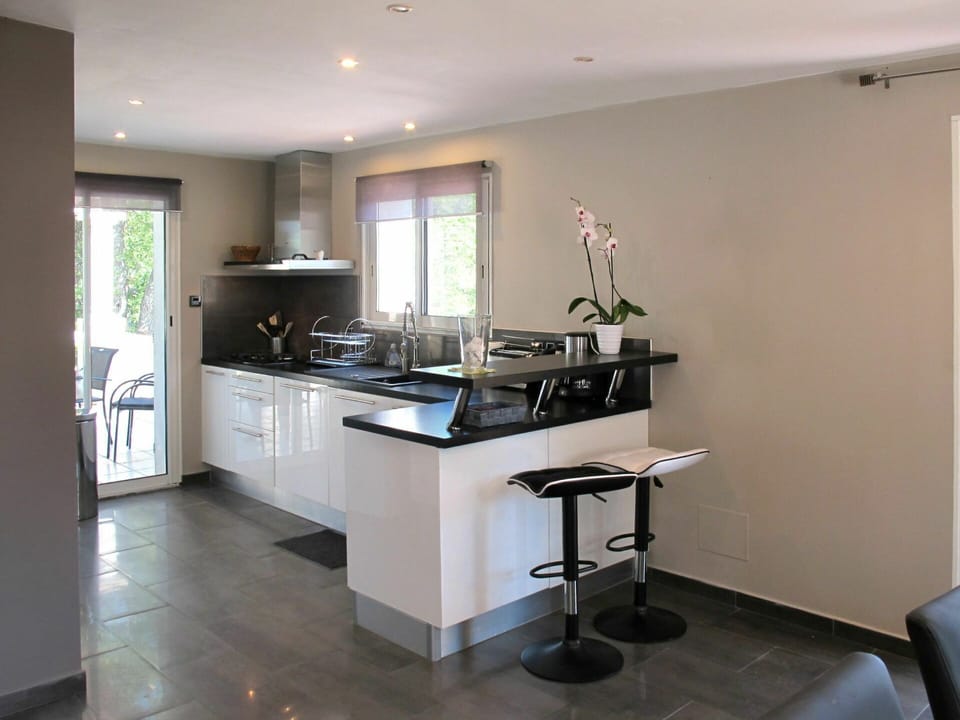Cabinetry, Countertop, Furniture, Wood, Building, Interior Design, House, Kitchen, Houseplant, Flooring