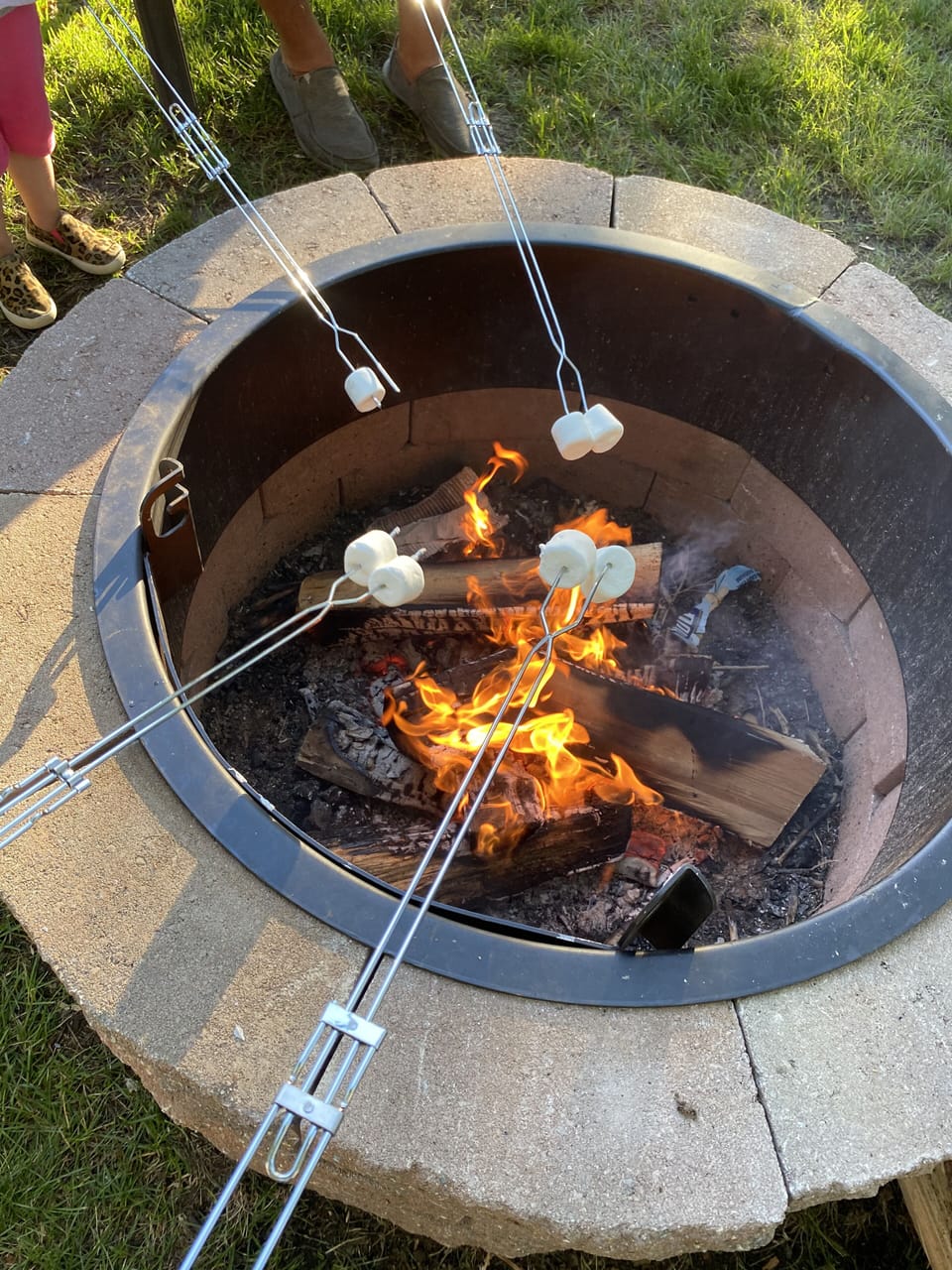 New fire pit 