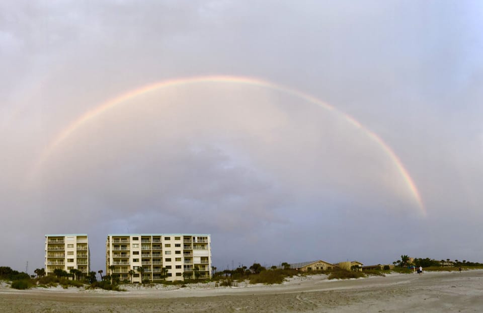Sandcastles Pot of gold at the end of the rainbow 