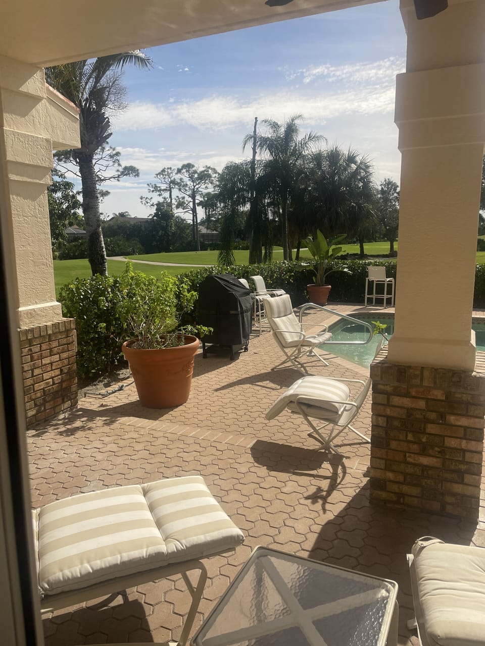 View from kitchen