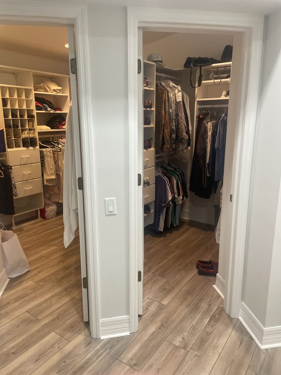 Master closet