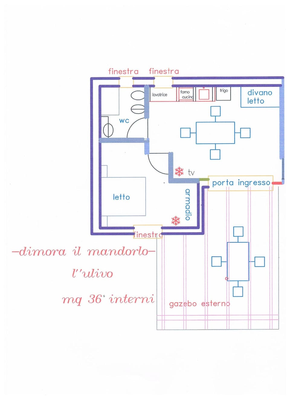 piantina appartamento