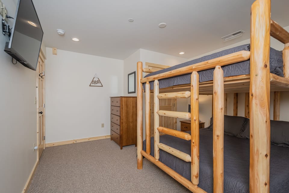 Lower Level Bedroom Two - Queen Over Queen Bunk Bed