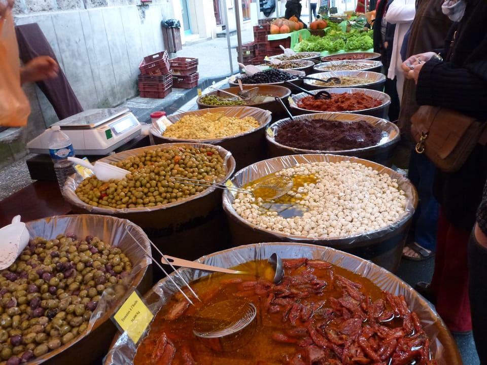 Pezenas Open Air Market on Saturdays