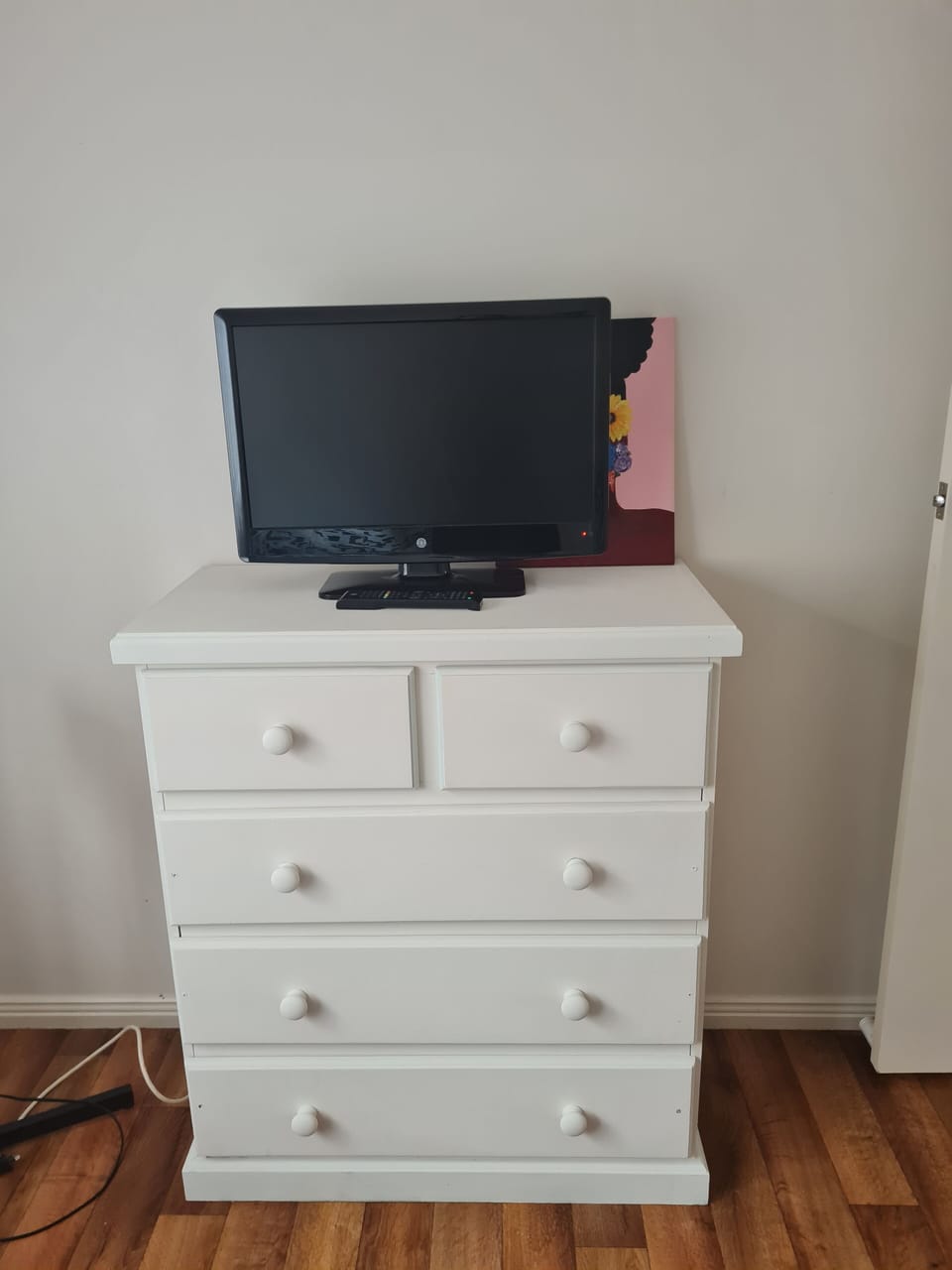 TV available for DVD's  or input devices
