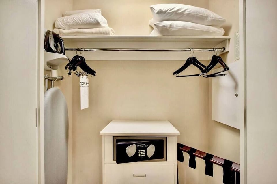 Large closet & safe