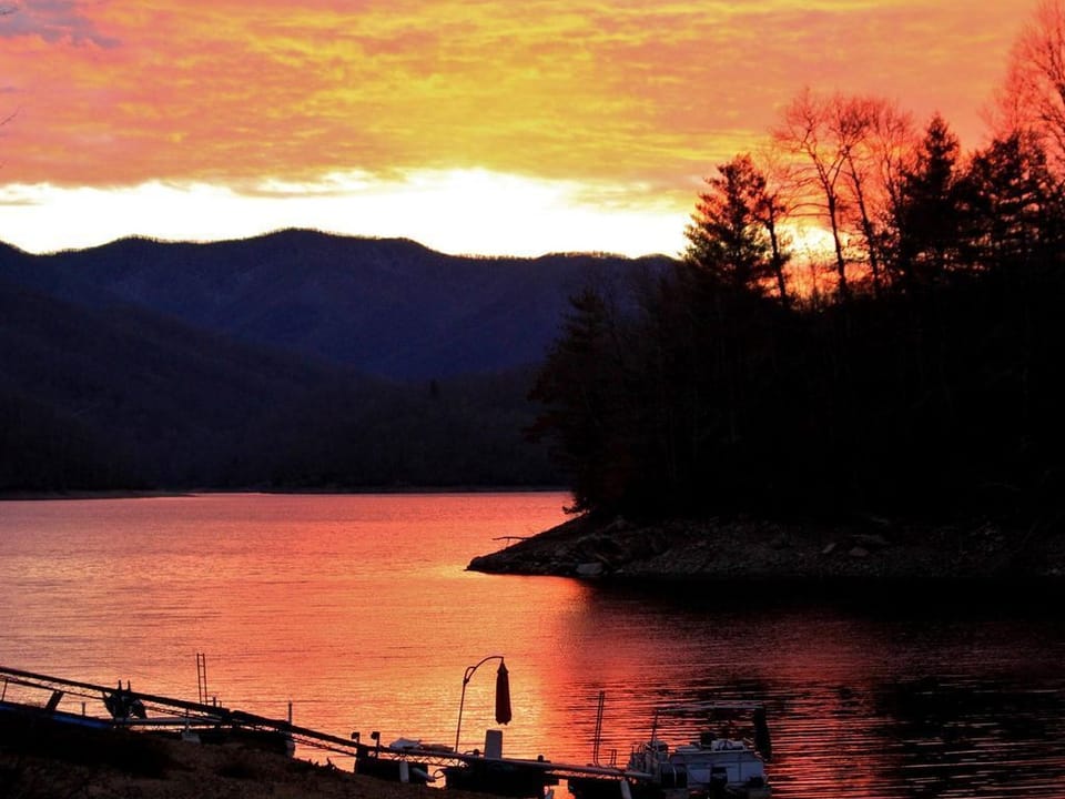 Lake Nantahala at Sunset