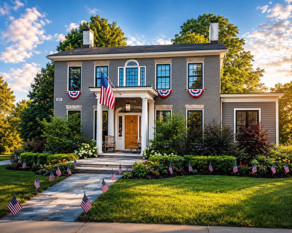 Front yard 4th of July