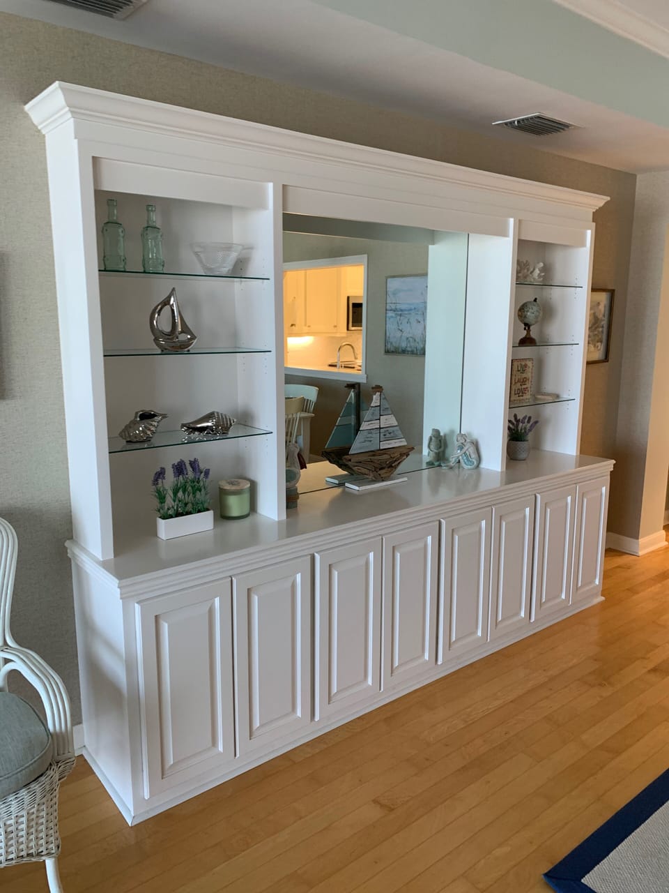 Living room built in 