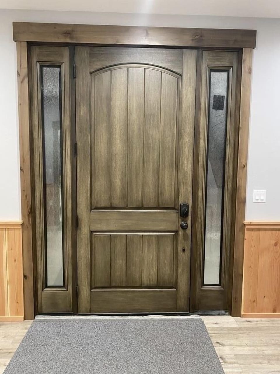 Downstairs entryway door entrance.