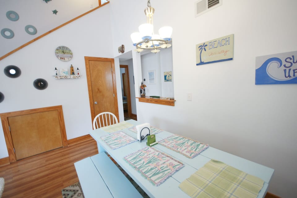 Turn around the corner to enter the master bedroom suite