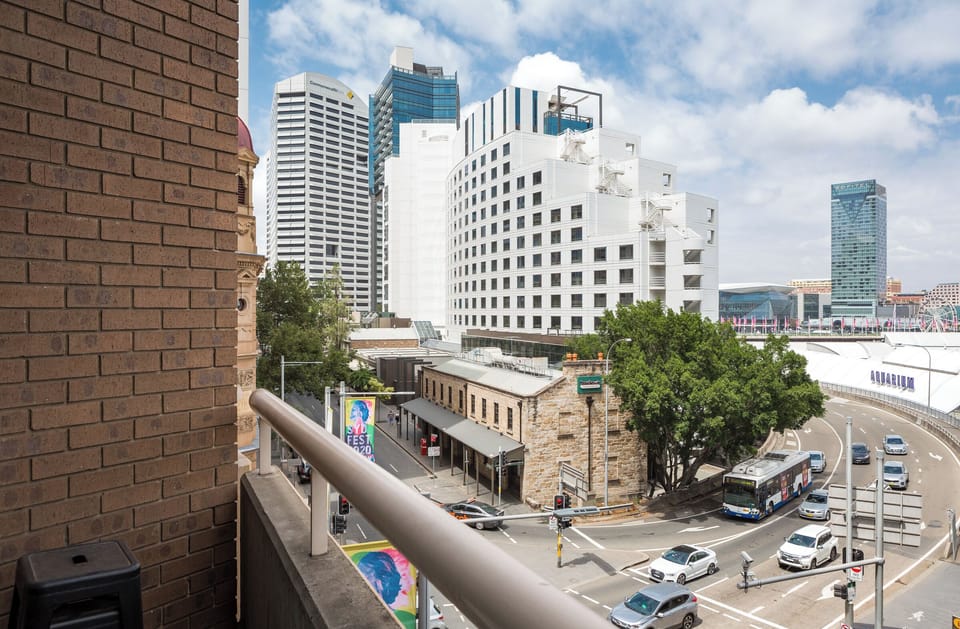 City centre, right next to Darling Harbour