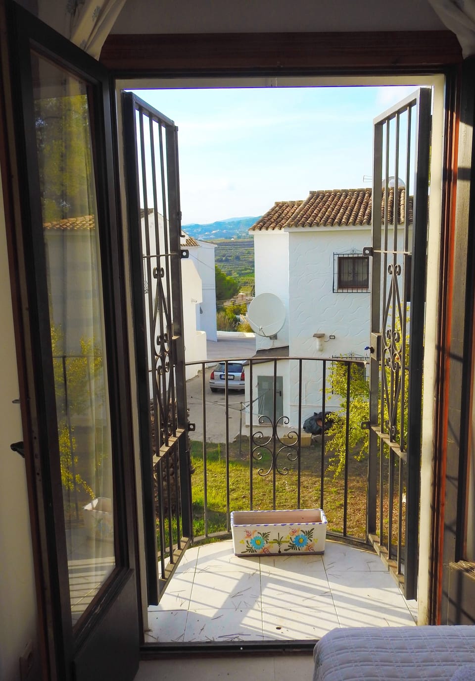 Master bedroom balcony