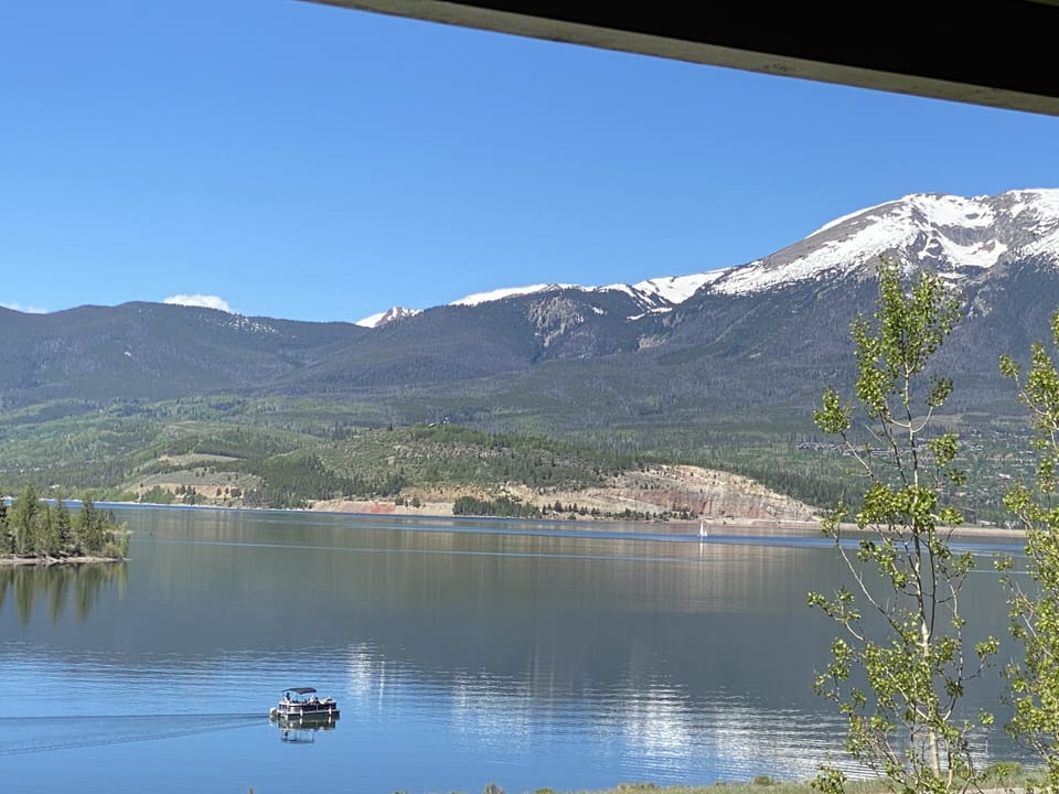 Watch boats from the deck
